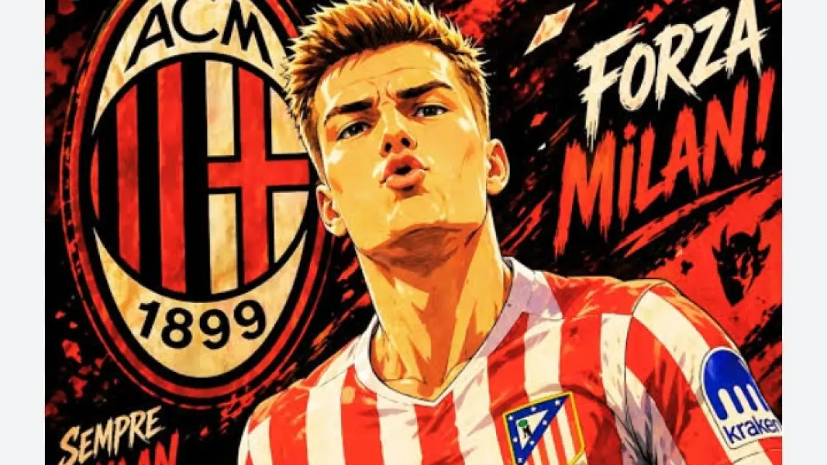 Alexander Sorloth, striker Atletico Madrid buruan AC Milan. (Istimewa) 