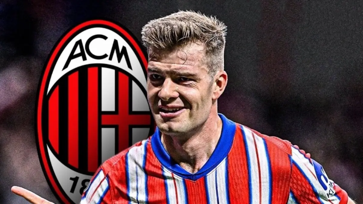 Alexander Sorloth, striker Atletico Madrid yang dikaitkan dengan AC Milan. (Istimewa) 