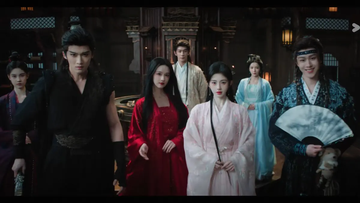 Tangkapan layar drama China Veil of Shadows yang tayang di YOUKU