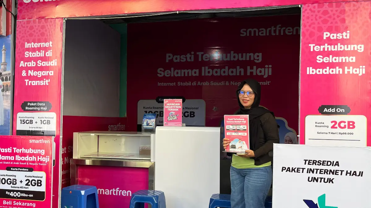 Jamaah haji Lombok kini lebih tenang. XLSMART hadirkan paket haji mulai Rp355 ribu dengan kuota besar dan jaringan stabil di Arab Saudi. (Ferial/LombokPost)