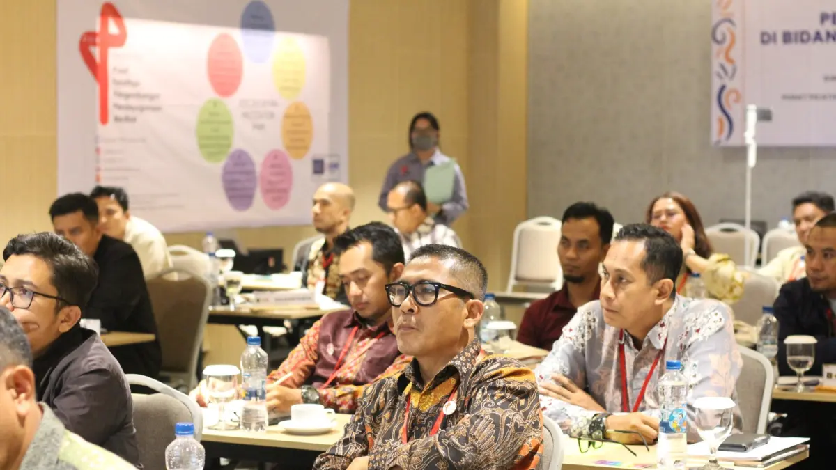 Peserta dari Kanwil Kemenkum NTB mengikuti pelatihan sertifikasi mediator KI di Hotel Mercure Jakarta Harmoni untuk meningkatkan kompetensi penyelesaian sengketa.