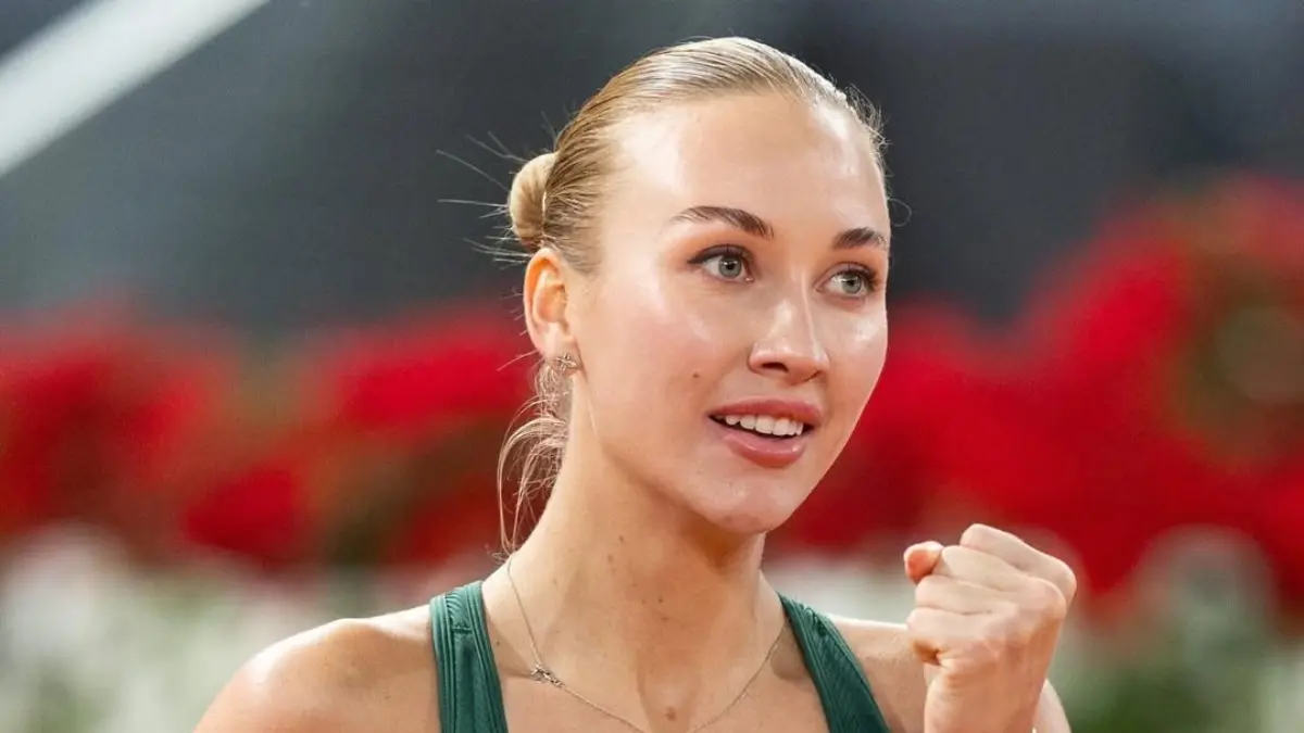 Anastasia Potapova cetak sejarah di Madrid Open 2026 usai kalahkan Pliskova dan melaju ke semifinal WTA M1000. (Instagram Anastasia Potapova)