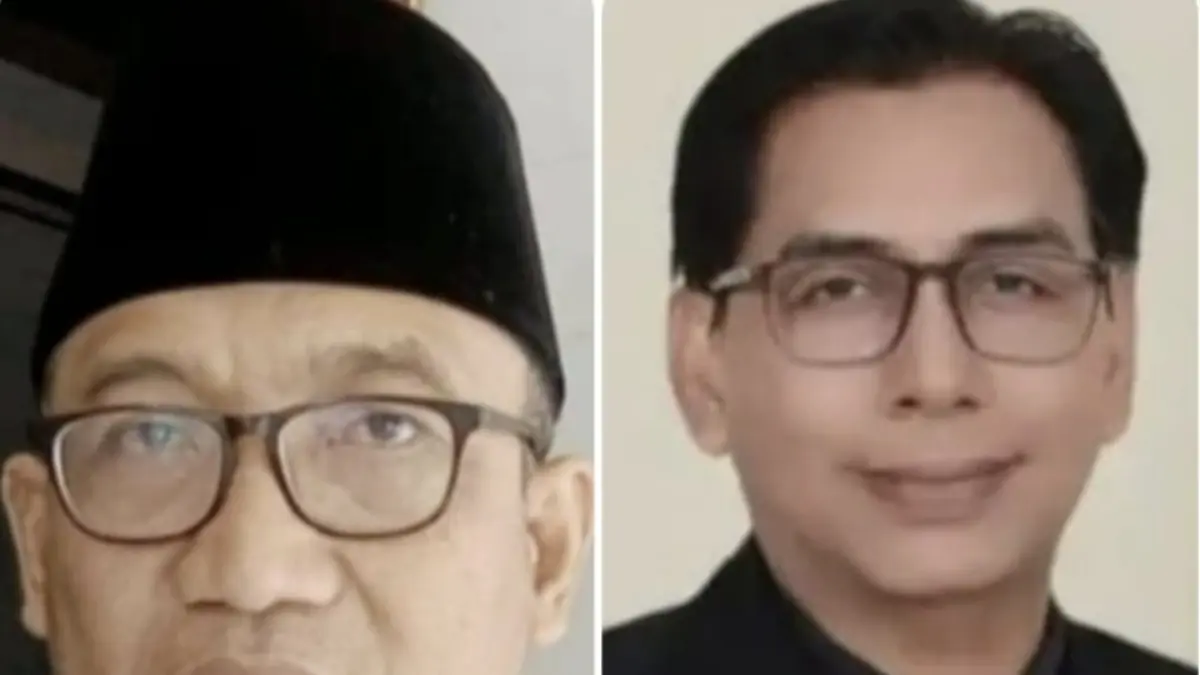 Ketua Komisi III DPRD NTB Sambirang Ahmadi (kanan) dan Sekretaris Komisi III Raden Nuna Abriadi (kiri).