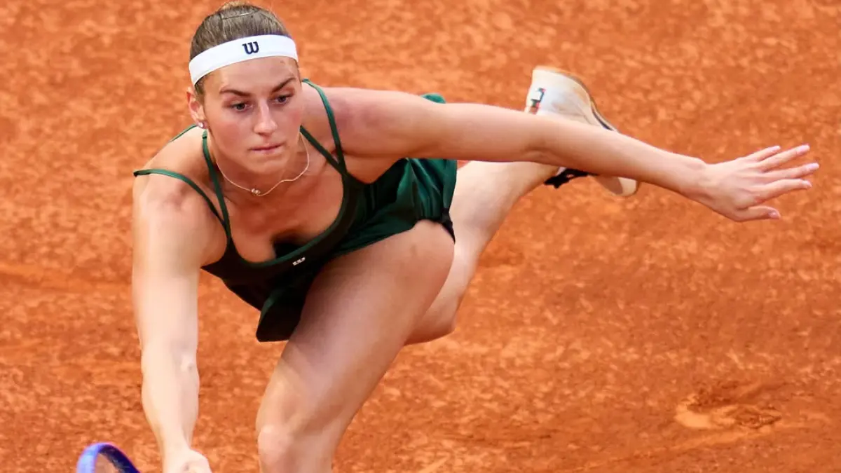 Marta Kostyuk lanjutkan tren tak terkalahkan di clay usai kalahkan Noskova dan melaju ke semifinal Madrid Open 2026. (Instagram Mutua Madrid Open)