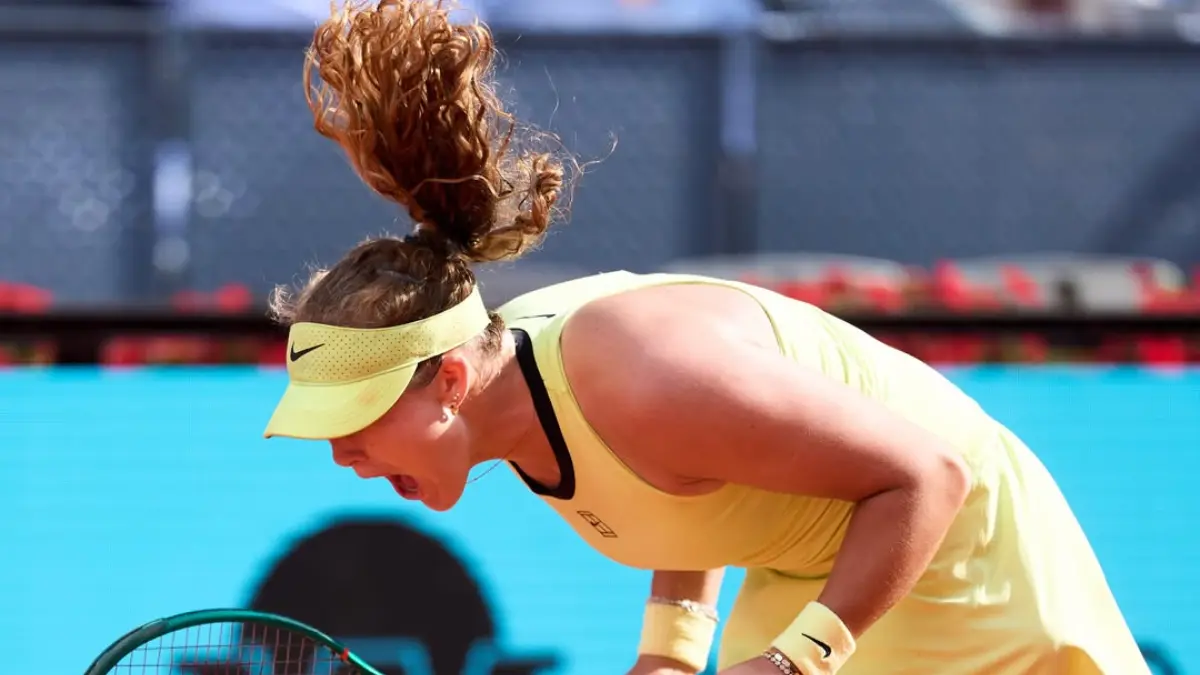 Mirra Andreeva melaju ke final Madrid Open 2026 usai selamatkan 3 set point dan kalahkan Hailey Baptiste. (Instagram Mutua Madrid Open)