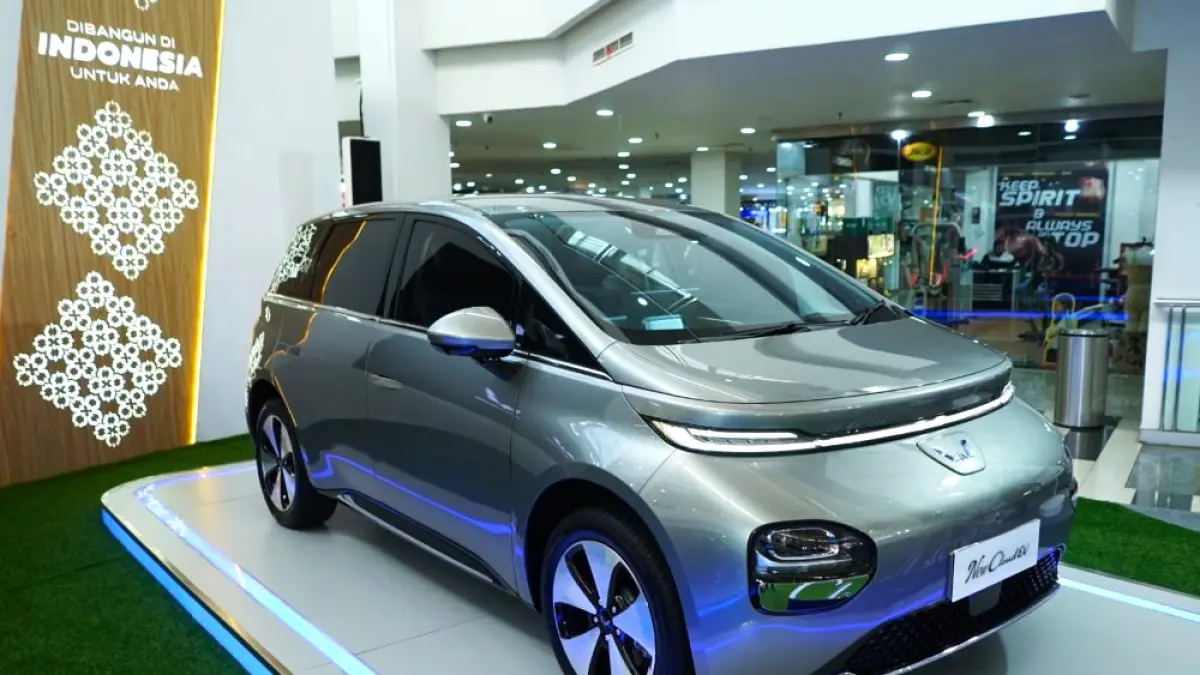ELEGAN: Tampilan mobil listrik Wuling Cloud EV Pro 2026 yang minimalis namun elegan. (Istimewa)