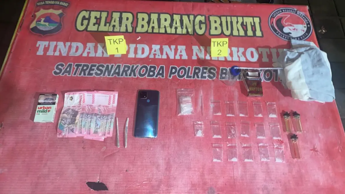 Polsek Rasanae Barat mengamankan ganja yang hendak diselundupkan ke sel tahanan, beberapa hari lalu.