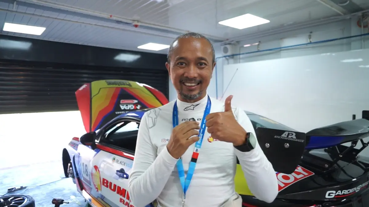 Dukungan kelistrikan dari PLN di ajang GT World Challenge Asia 2026 di Sirkuit Mandalika mendapat apresiasi dari Fitra Eri.