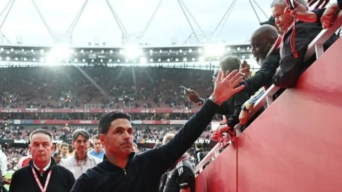 Manajer Arsenal Mikel Arteta puas dengan performa anak asuhnya yang mampu menjaga konsistensi di tengah tekanan tinggi title race. (ARSENAL.COM)