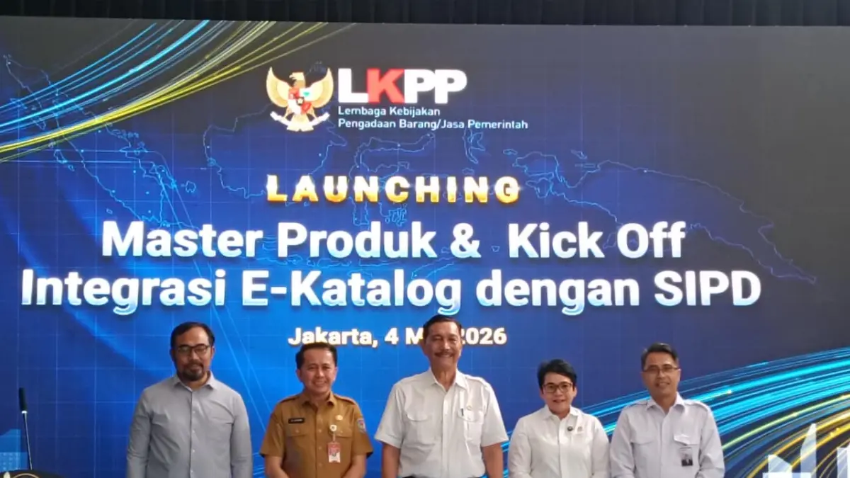 LKPP Luncurkan Master Produk dan Integrasi SIPD RI Dorong Belanja Pemerintah Berkualitas.