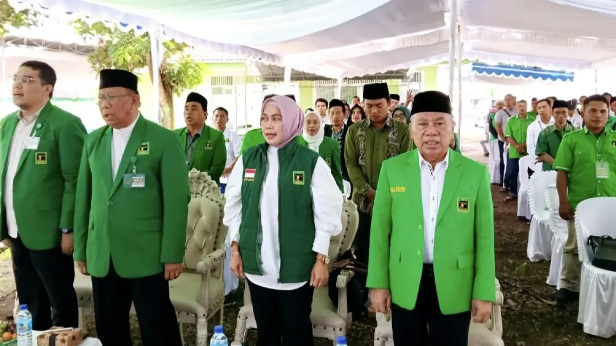 Ketua DPW PPP NTB H Muzihir didampingi Sekretaris Sitti Ari menghadiri Muscab DPC PPP Lombok Timur, Rabu lalu (29/4). Sejumlah DPC menolak pelaksanaan muscab.