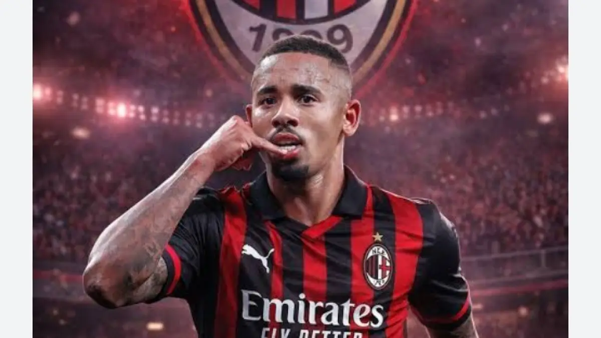 Gabriel Jesus, pemain Arsenal yang dikaitkan dengan AC Milan. (Istimewa)