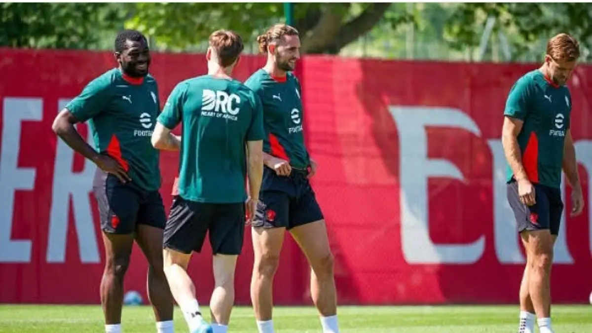 Para pemain AC Milan berlatih di Milanello. (Istimewa) 