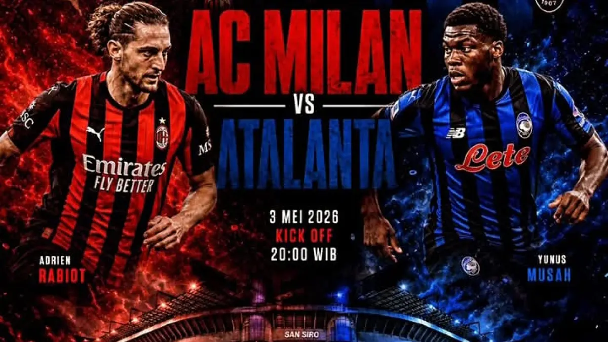 Laga AC Milan vs Atalanta segera tersaji di San Siro, akhir pekan ini. (Istimewa) 
