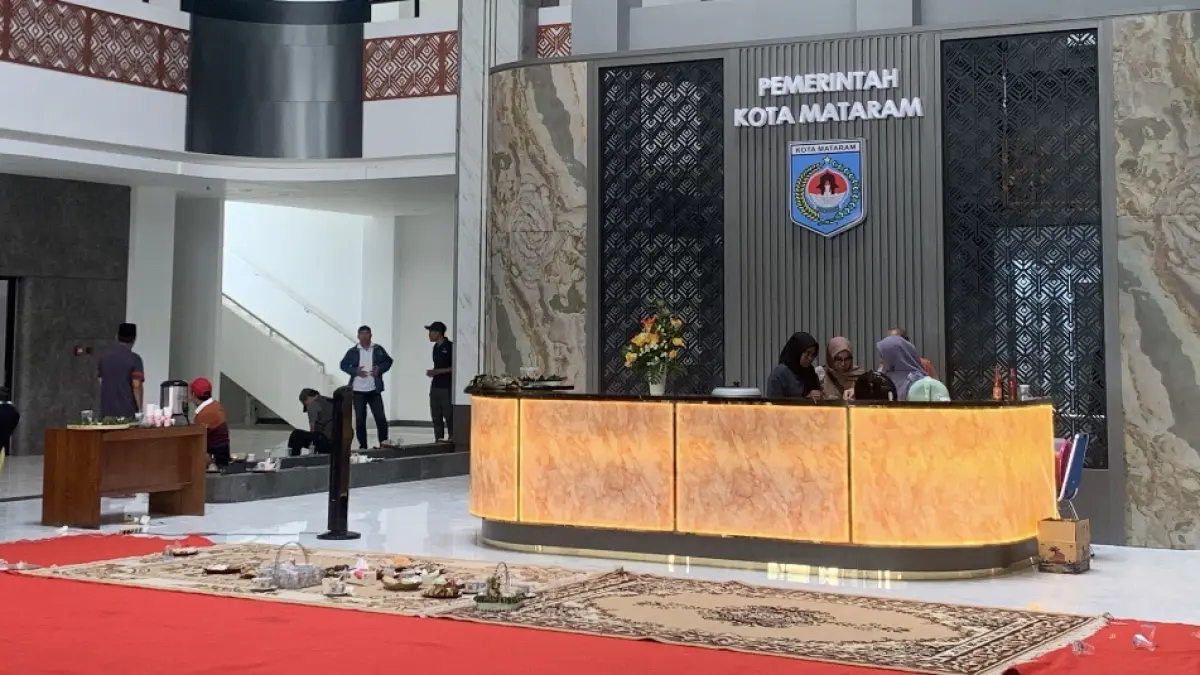 PENGAWASAN PROFESIONAL: Tampak lobby Bale Mentaram, beberapa waktu lalu.