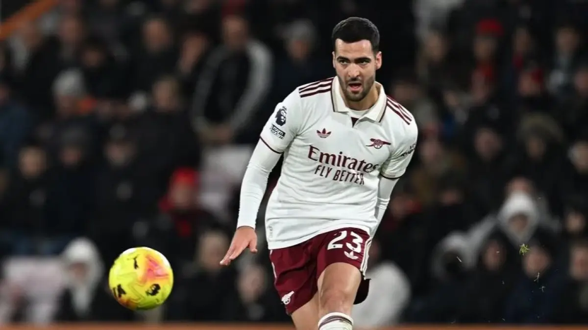 Pemain Arsenal Mikel Merino masih didera cedera dan gagal tampil saat kontra West Ham United. (ARSENAL.COM)