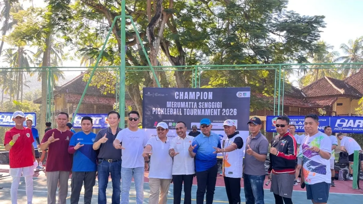 OPEN CEREMONY: Pembukaan Merumatta Senggigi Pickleball Tournament 2026, Kamis (14/5).