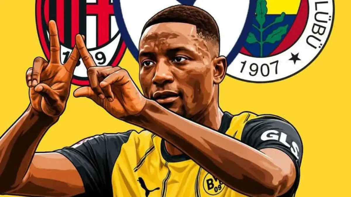 Serhou Guirassy ingin hengkang dari Borussia Dortmund musim panas ini, sejumlah klub seperti AC Milan dikabarkan tertarik. (Istimewa) 