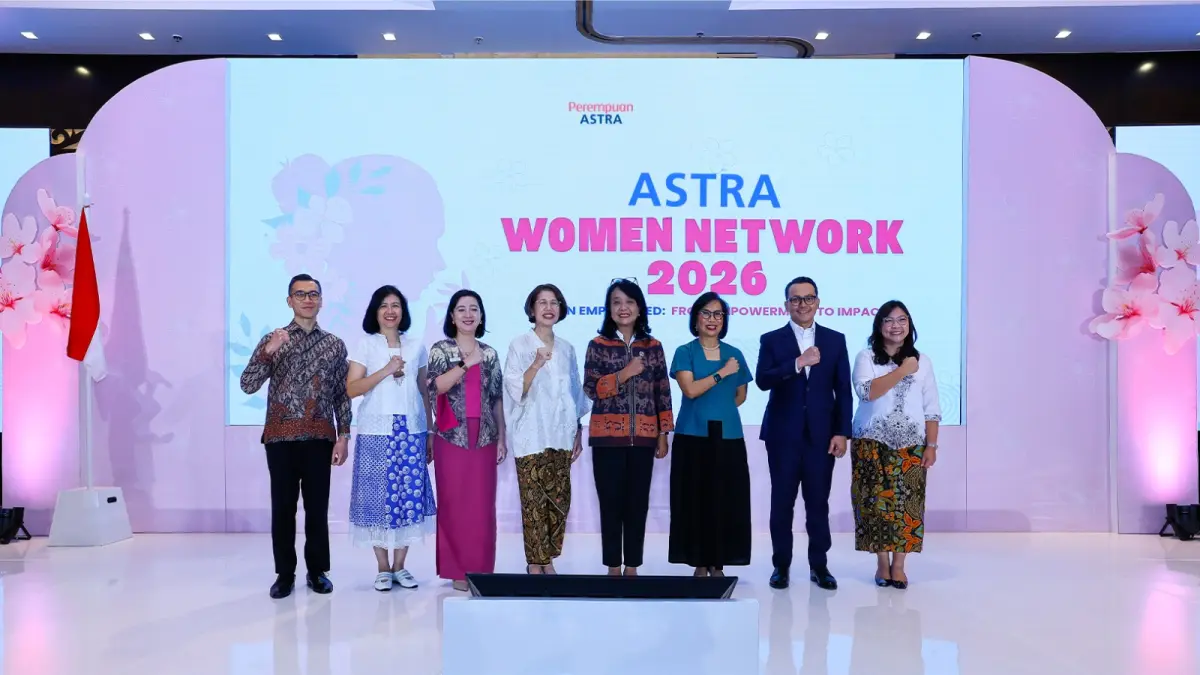 Astra Women Network 2026 bertema “Women Empowered: From Empowerment to Impact” yang berlangsung di Menara Astra, Jakarta, pada Selasa (12/5).