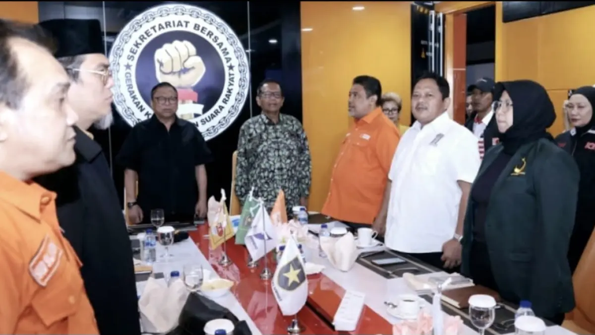Sejumlah partai politik non parlemen yang tergabung dalam Gerakan Kedaulatan Suara Rakyat (GKSR) menggelar FGD di Jakarta, Selasa (12/5). Mereka mengusulkan ambang batas parlemen 1 persen.