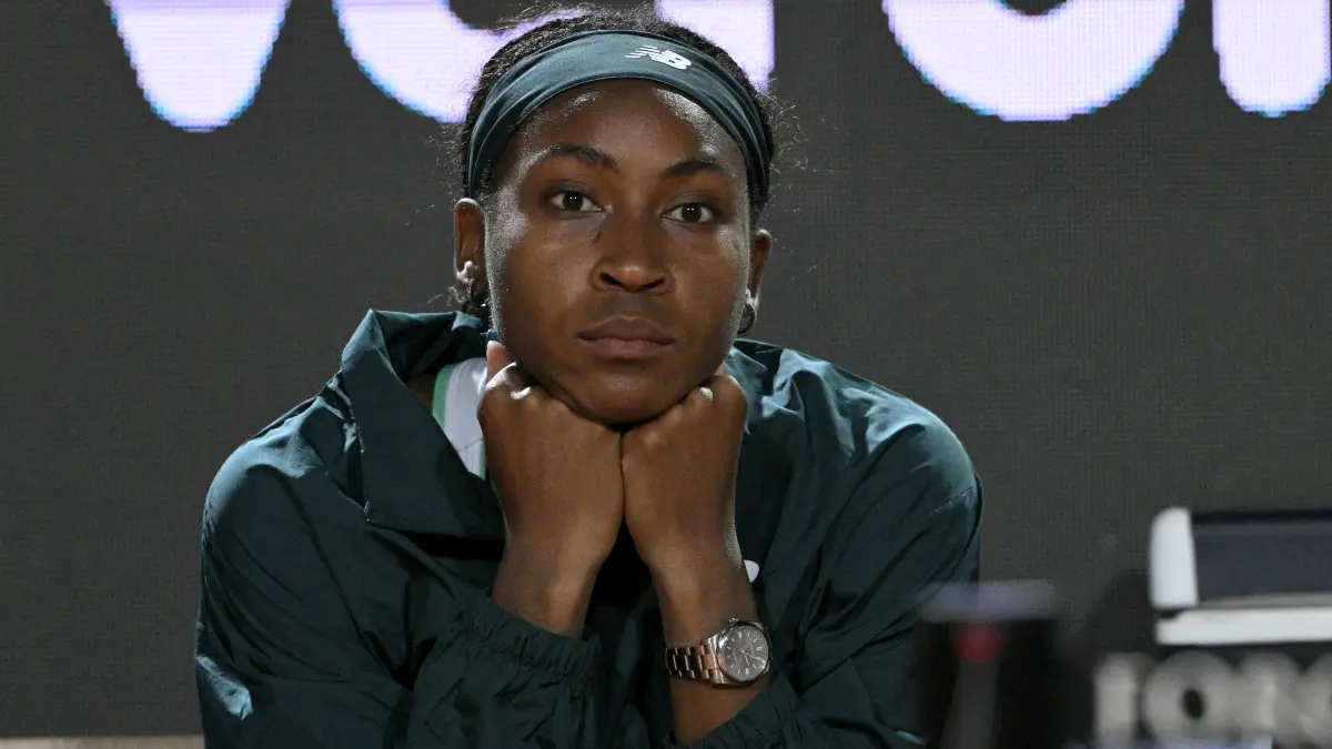 Coco Gauff mengambil pelajaran penting usai kalah dari Elina Svitolina di final Roma jelang mempertahankan gelar French Open. (AFP)