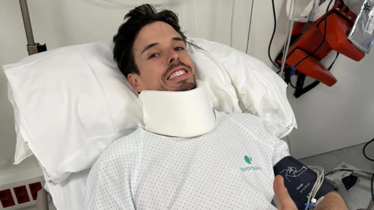 Alex Marquez mengalami patah tulang selangka dan retak tulang belakang usai kecelakaan di MotoGP Catalunya 2026. (Instagram Alex Marquez)