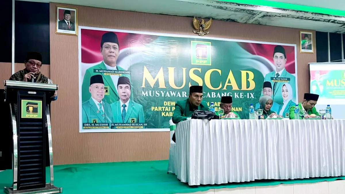 DEADLOCK: Suasana pelaksanaan Muscab PPP Kabupaten Lombok Barat yang berlangsung di Giri Menang beberapa waktu lalu. 