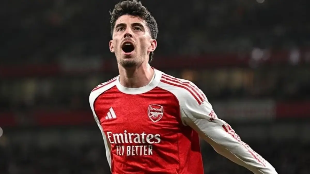 Kai Havertz menjadi pahlawan Arsenal dalam laga kontra Burnley. (ARSENAL.COM)