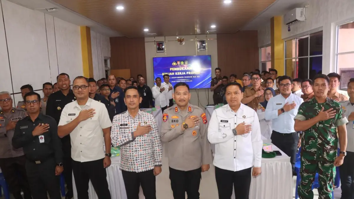 Polres Lombok Tengah menerima kunjungan penting dari para peserta Kuliah Kerja Profesi (KKP) Serdik Sespimmen Polri Dikreg ke-66 Tahun Anggaran 2026, Senin (18/5).