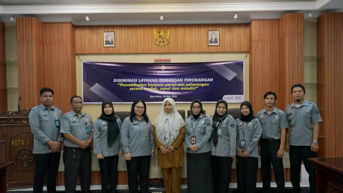 Kepala Divisi Pelayanan Hukum Kantor Wilayah Kementerian Hukum NTB, Anna Ernita, memimpin koordinasi persiapan Diseminasi Layanan Perseroan Perorangan di Kota Bima sebagai upaya memperluas akses layanan administrasi hukum bagi masyarakat dan pelaku usaha.