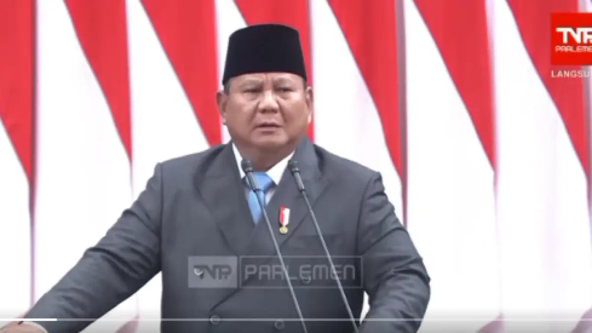 Presiden Prabowo Subianto menyampaikan pidato dalam Rapat Paripurna DPR RI, Rabu (20/5/2026). Potongan pernyataannya terkait kehidupan rakyat ramai diperbincangkan di media sosial.