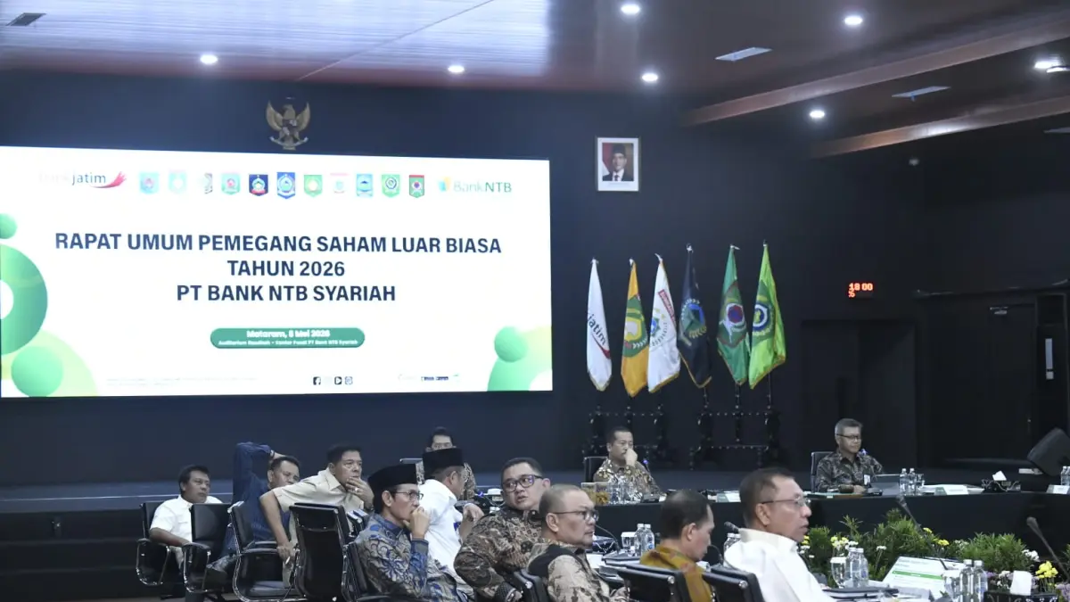PT Bank NTB Syariah melaksanakan Rapat Umum Pemegang Saham (RUPS) Tahunan Tahun Buku 2025 bertempat di Auditorium Raudhah Bank NTB Syariah Lantai 6 pada Jumat, 8 Mei 2026.