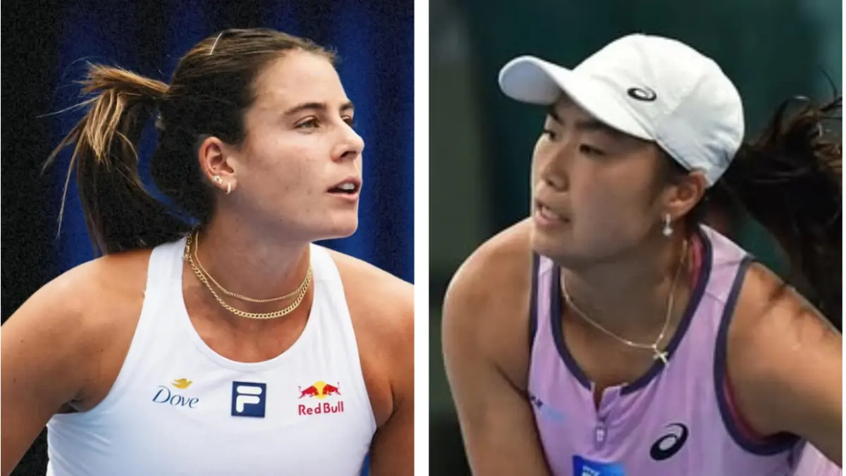 Janice Tjen menghadapi Emma Navarro pada debut Roland Garros 2026. Duel diprediksi ketat dengan Navarro sedikit diunggulkan. (Kolase/Instagram Janis Tjen dan Emma Navarro)