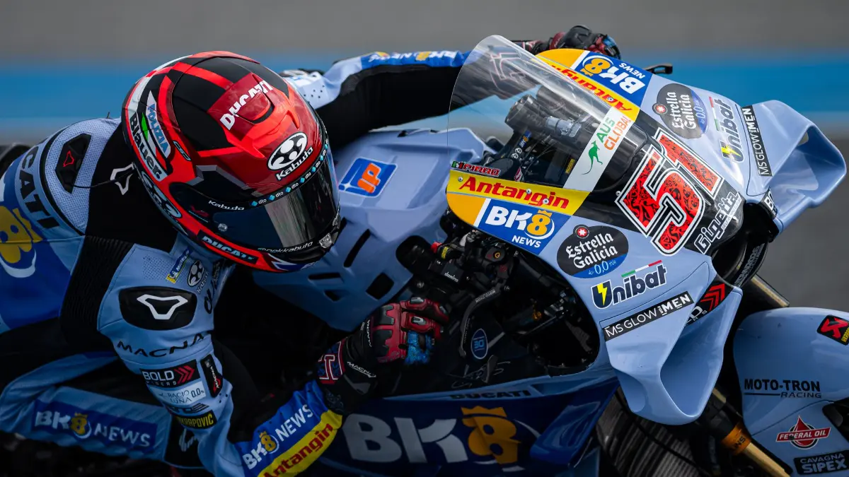 Michele Pirro dipastikan menggantikan Alex Marquez di MotoGP Italia 2026 Mugello setelah rider Gresini itu masih cedera. (Akun X Gresini Racing)