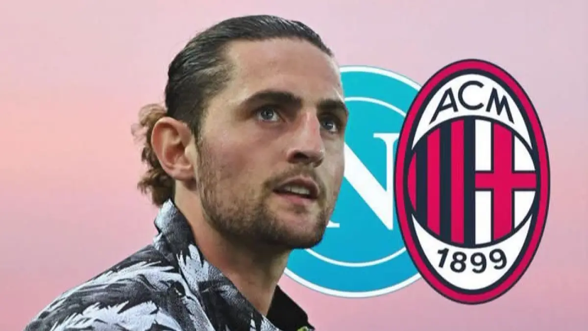 ANDALAN: Gelandang AC Milan Adrien Rabiot dibidik Napoli. (Istimewa) 