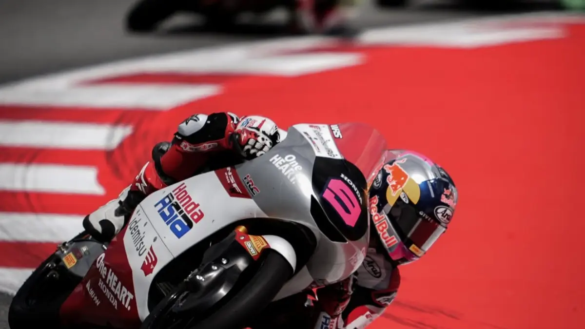 Veda Ega Pratama sukses lolos otomatis ke Q2 Moto3 Italia 2026 usai tampil impresif pada sesi Practice di Mugello. (Instagram Veda Ega Pratama)