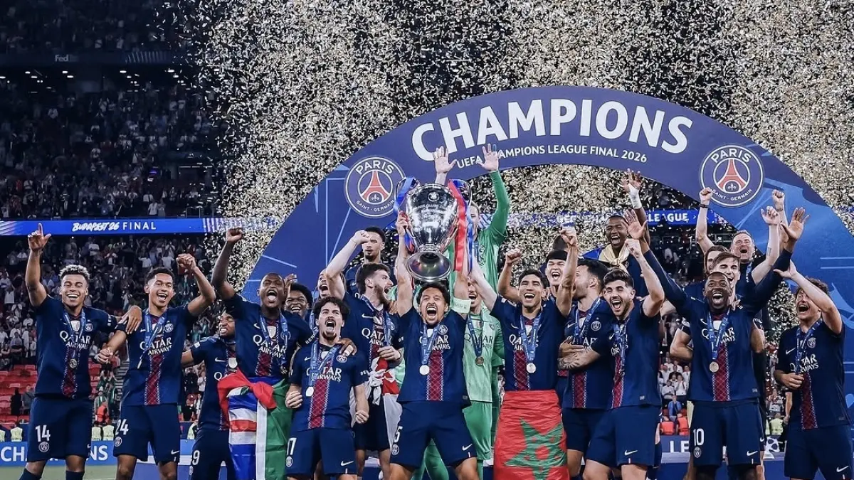 Kemenangan ini membuat PSG mencatat sejarah sebagai salah satu klub elite Eropa yang mampu mempertahankan gelar Liga Champions secara beruntun. (ist)