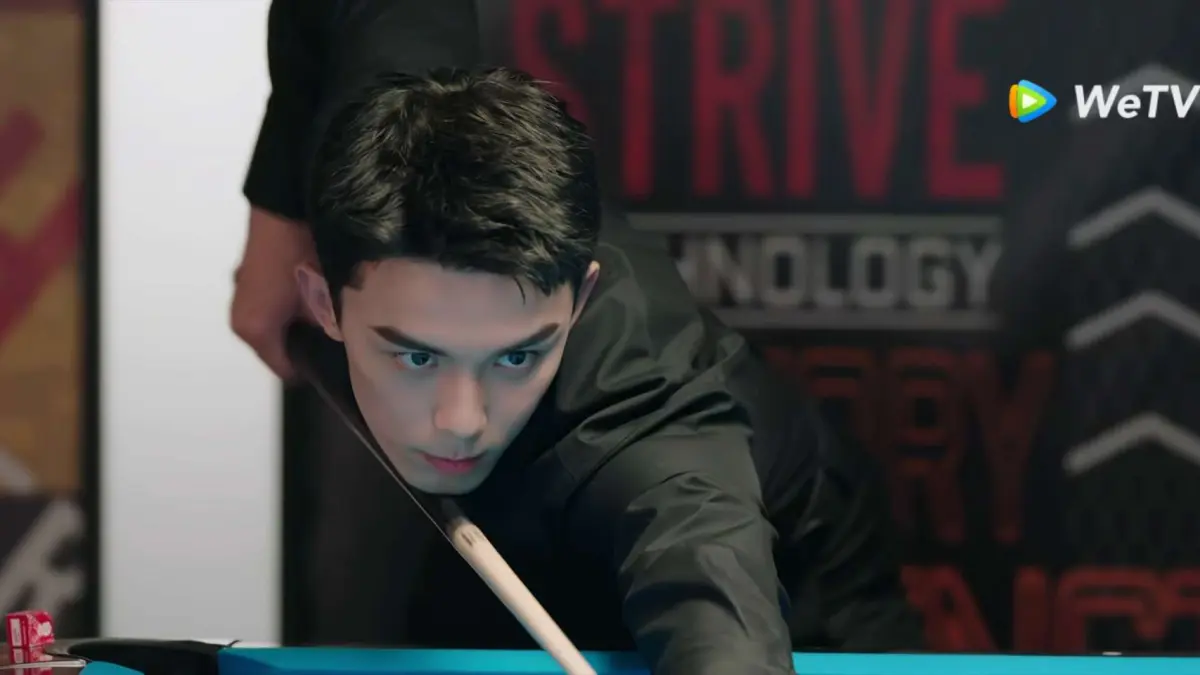 Tangkapan layar Wu Lei dalam drama China Amidst a Snowstorm of Love di weTV