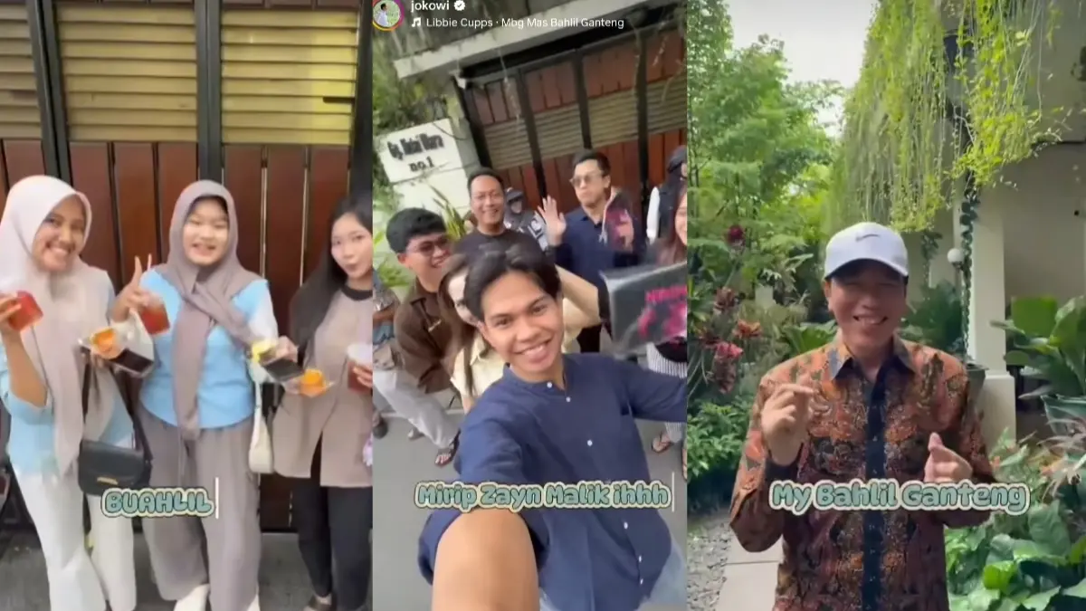 Reaksi Spontan Jokowi Saat Rumahnya Ramai Nyanyian 
