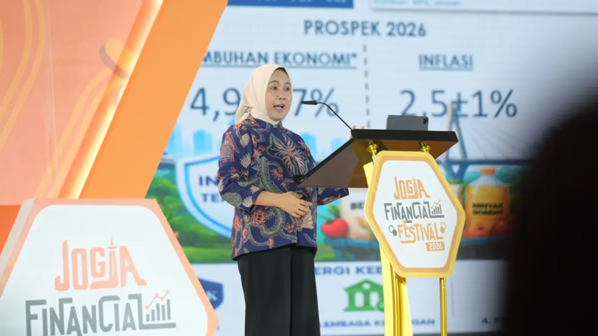 Deputi Gubernur BI Aida S. Budiman ajak anak muda "Cerdas, Cermat, Cuan" di LIKE IT 2026. Intip strategi dan data pengguna QRIS!