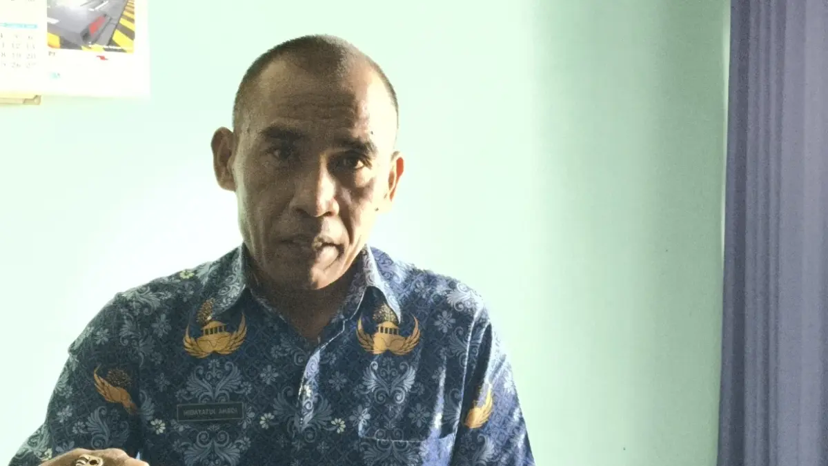 Kepala UPTD PKB Dinas Perhubungan Kota Mataram Hidayatul Ahadi