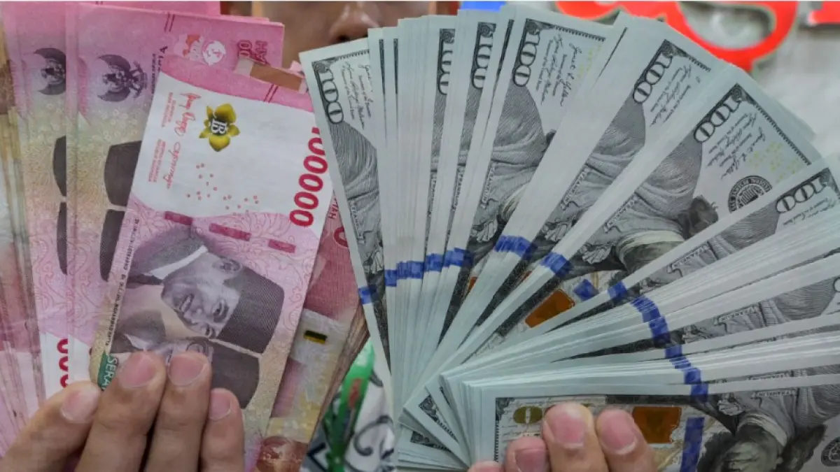 Nilai tukar rupiah terhadap dolar AS bergerak fluktuatif pagi ini dan bertengger di kisaran Rp 17.854. (JPG)