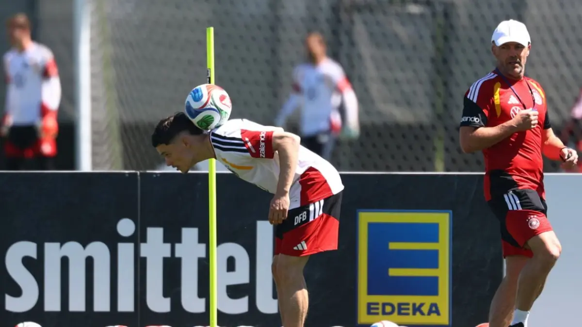 Pemain Timnas Jerman saat menjalani latihan jelang Piala Dunia 2026. (IST/LOMBOK POST)