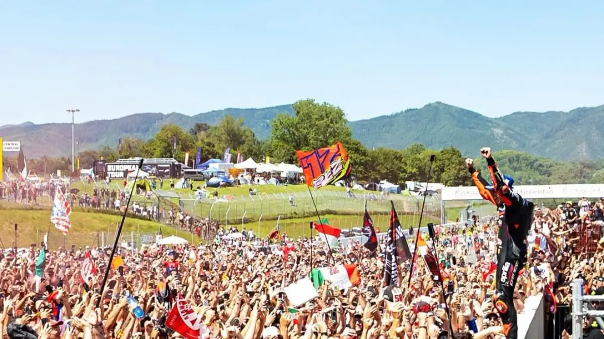Marco Bezzecchi meraih kemenangan perdana di GP Italia Mugello, mewujudkan mimpi masa kecil dan memperlebar puncak klasemen MotoGP. (Instagram Marco Bezzecchi)