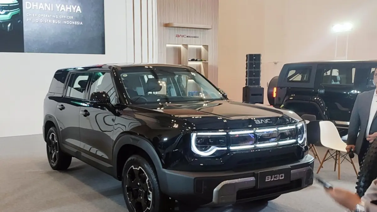 Baic BJ30 Hybrid FWD (4x2) resmi meluncur di ajang GJAW 2025. (Istimewa)