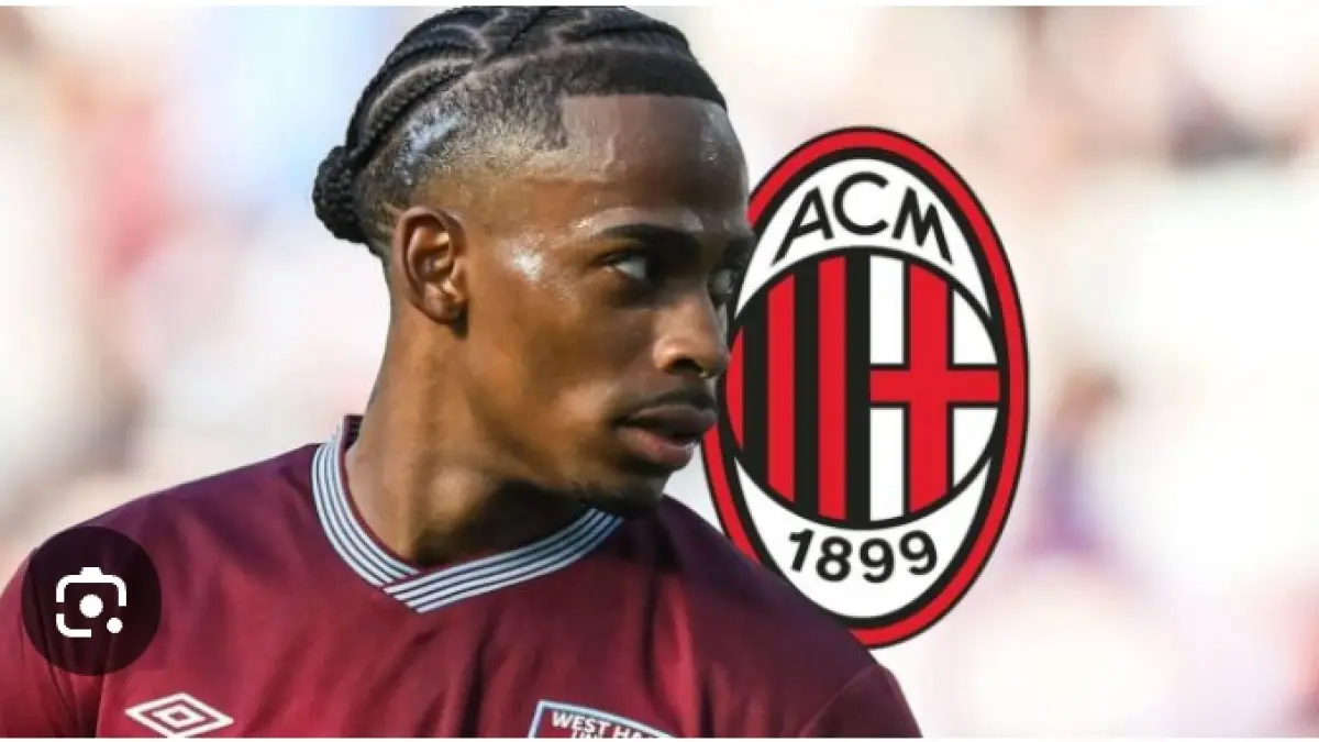 NAMA BARU: Crysencio Summerville, pemain West Ham yang dikaitkan dengan AC Milan. (Istimewa) 