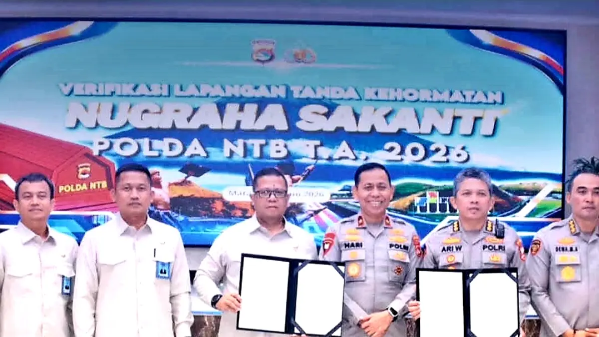 Kegiatan verifikasi dan pendalaman calon penerima penghargaan Nugraha Sakanti di Ruang Sasana Dharma Polda NTB, Kamis (4/6/2026).