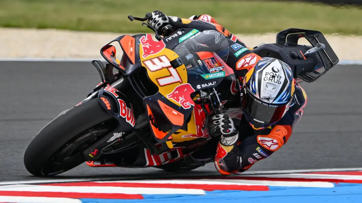 Pedro Acosta kuasai Practice MotoGP Hungaria. Francesco Bagnaia gagal masuk 10 besar dan harus memulai kualifikasi dari Q1. (motogp.com)