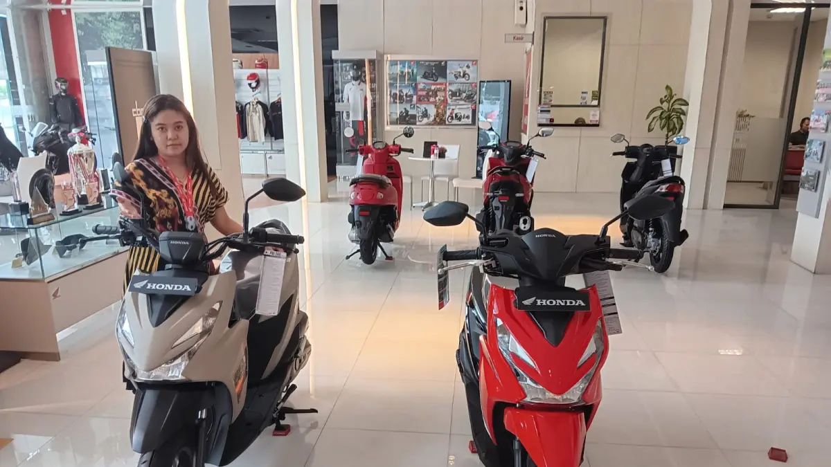 Line Up produk sepeda motor Honda. (ist/lombok Post)
