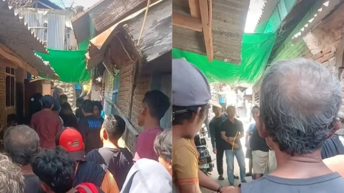 Anggota Polres Dompu mengamankan barang bukti sabu dan lainnya dalam penggerebekan kampung rawan narkoba di Lingkungan Bali Barat, Kelurahan Bali, Dompu, Sabtu (6/6).